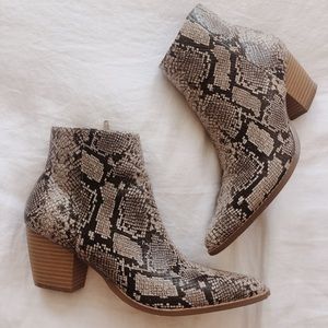 Vegan Going West Snakeskin boots from Free People